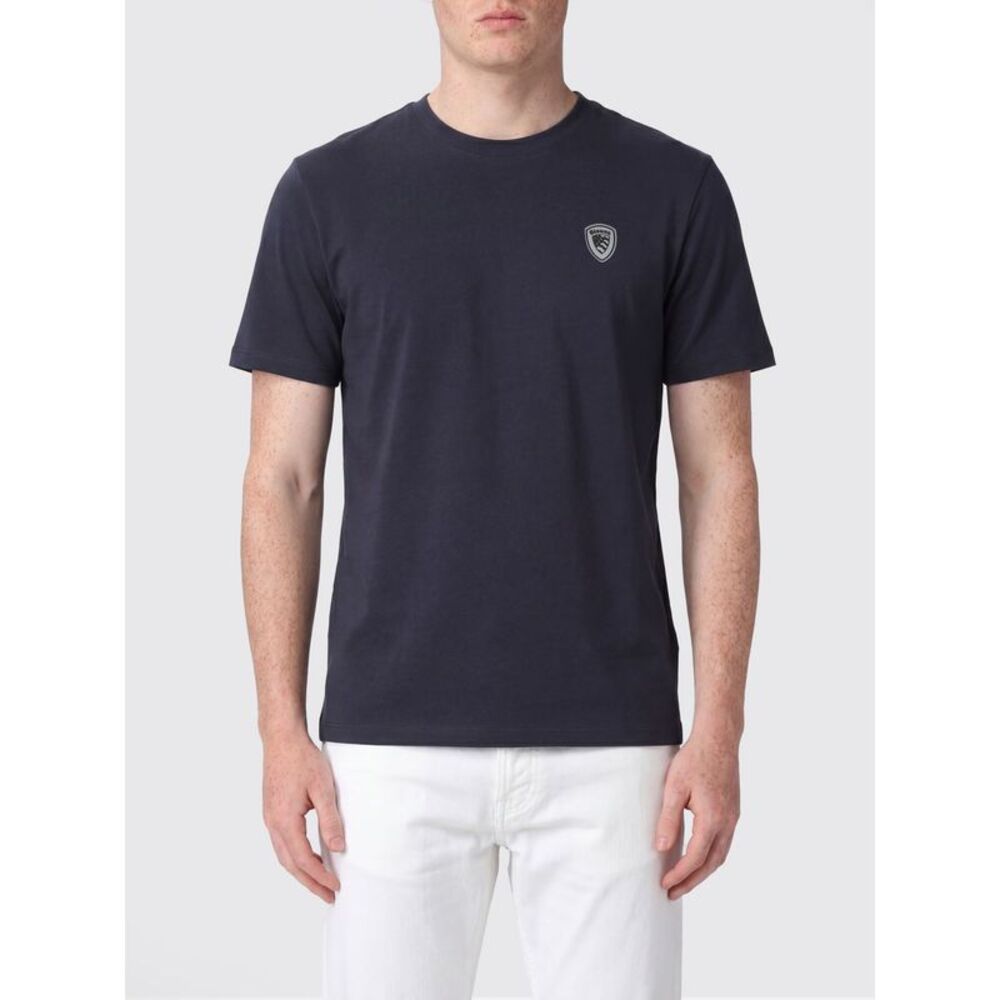 Blauer T-Shirt Men Blue